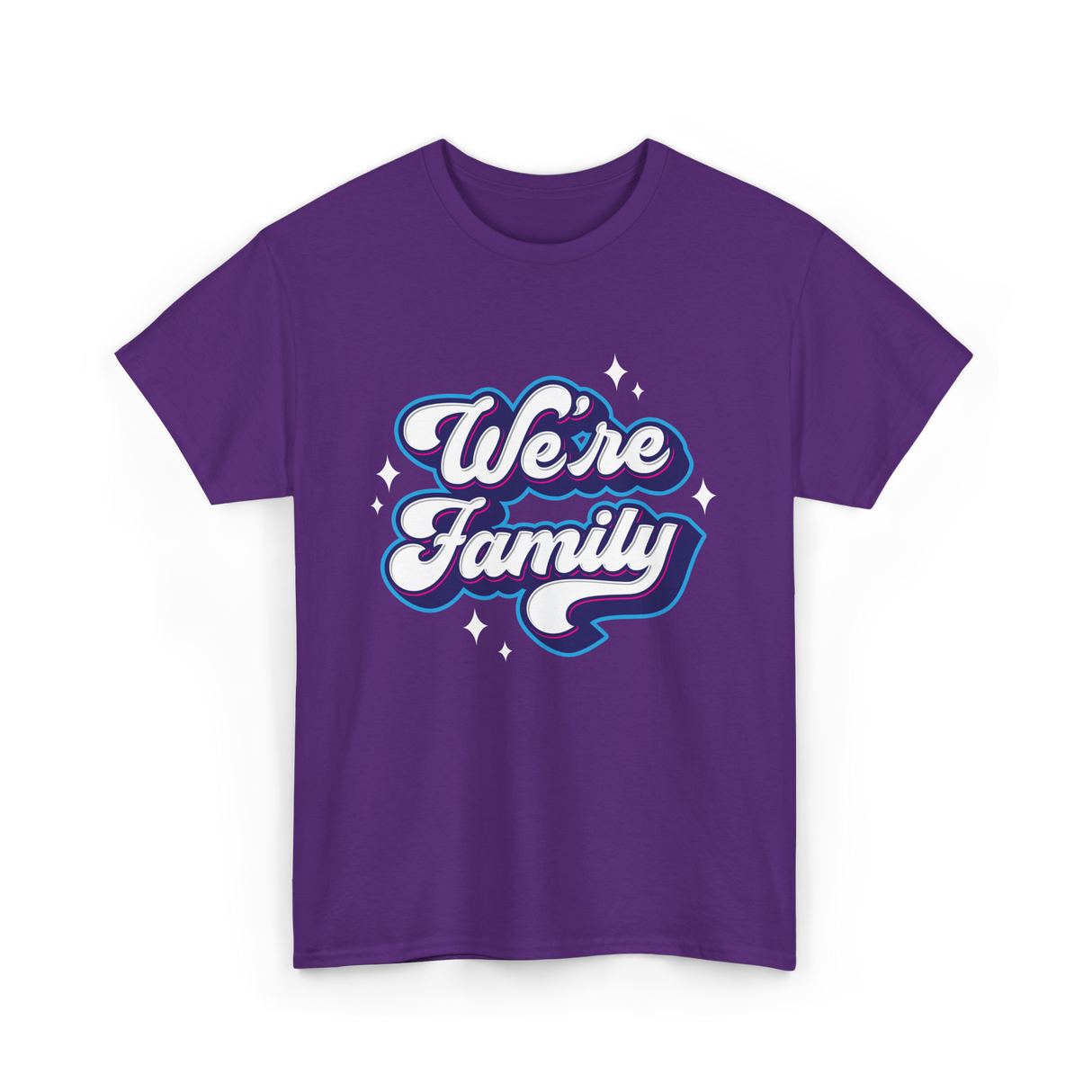 We're Family Family Relations T-Shirt - Purple