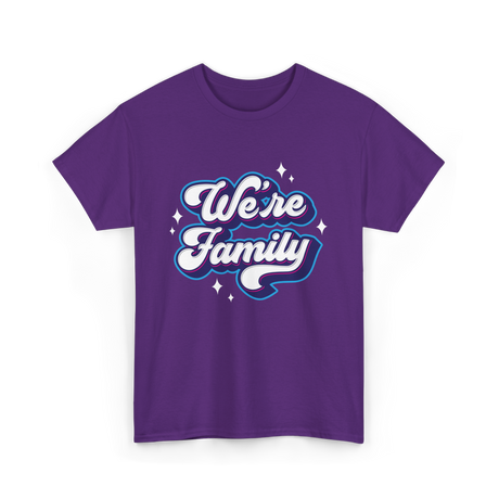 We're Family Family Relations T-Shirt - Purple