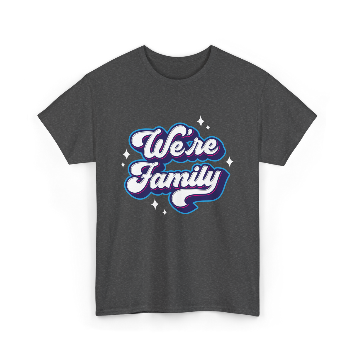 We're Family Family Relations T-Shirt - Dark Heather