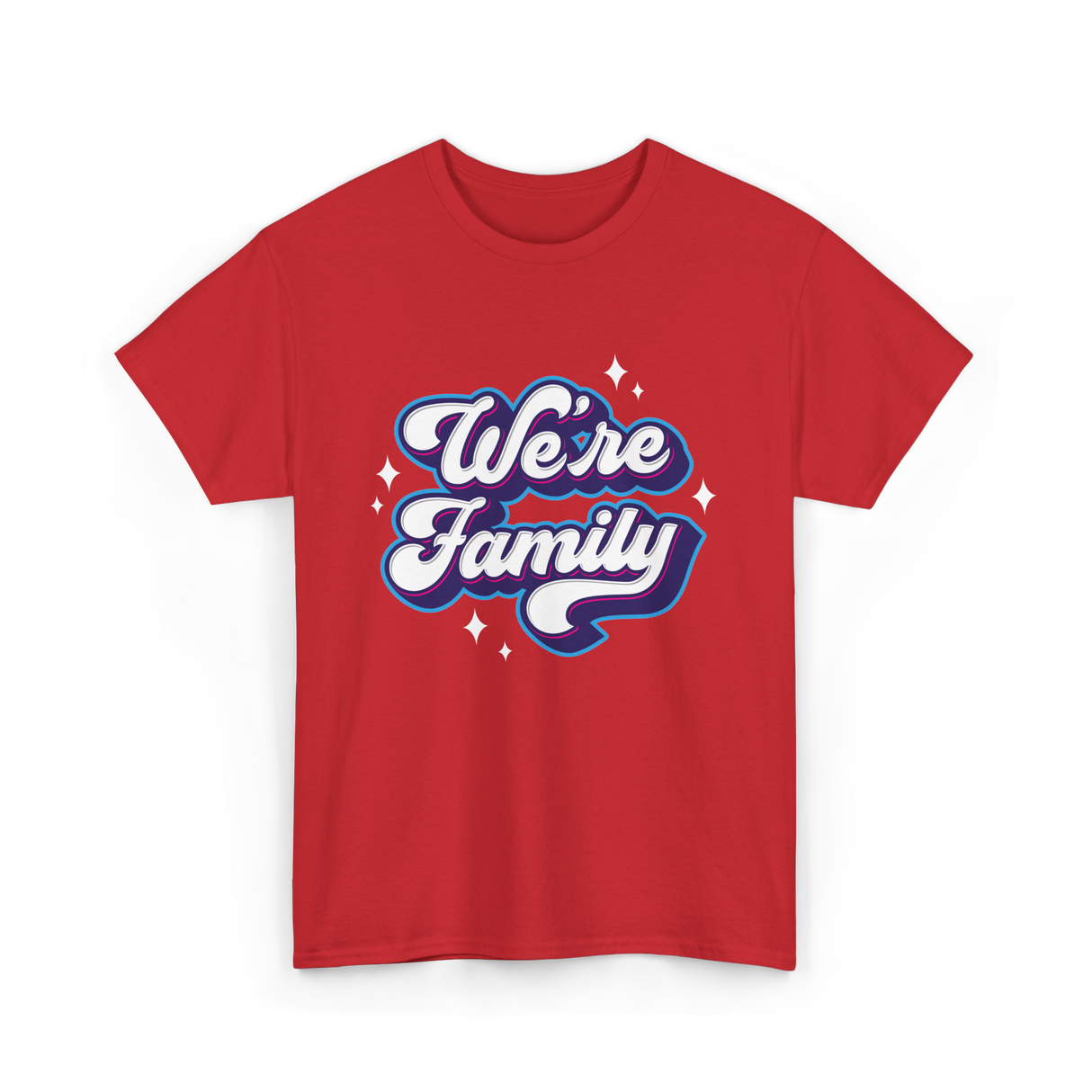 We're Family Family Relations T-Shirt - Red