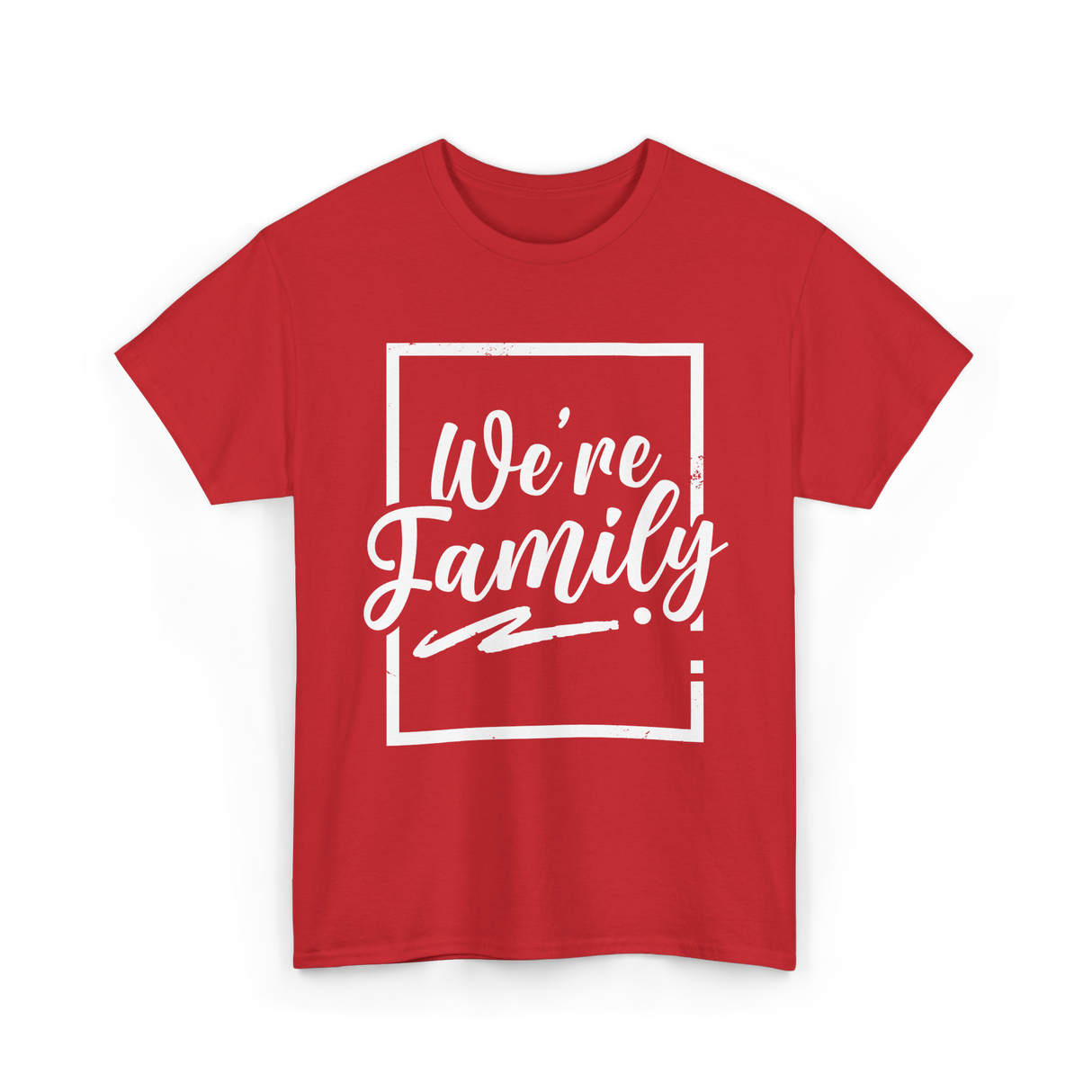 We're Family Family Reunion T-Shirt - Red