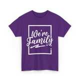 We're Family Family Reunion T-Shirt - Purple