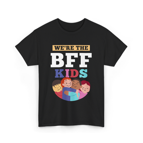 We'Re The Bff Kids Friendship T-Shirt - Black