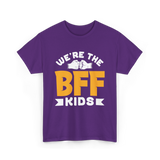 We're The BFF Kids Friendship T-Shirt - Purple