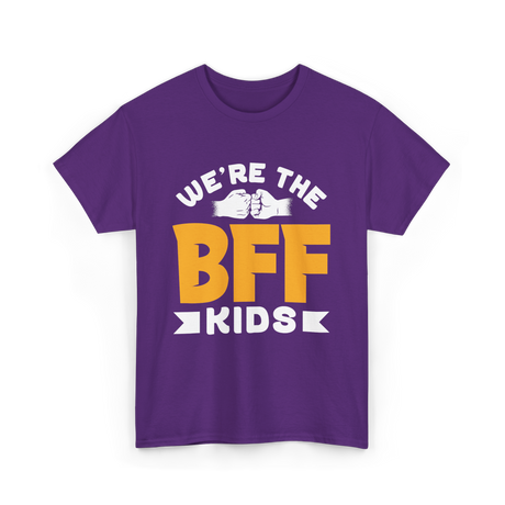 We're The BFF Kids Friendship T-Shirt - Purple