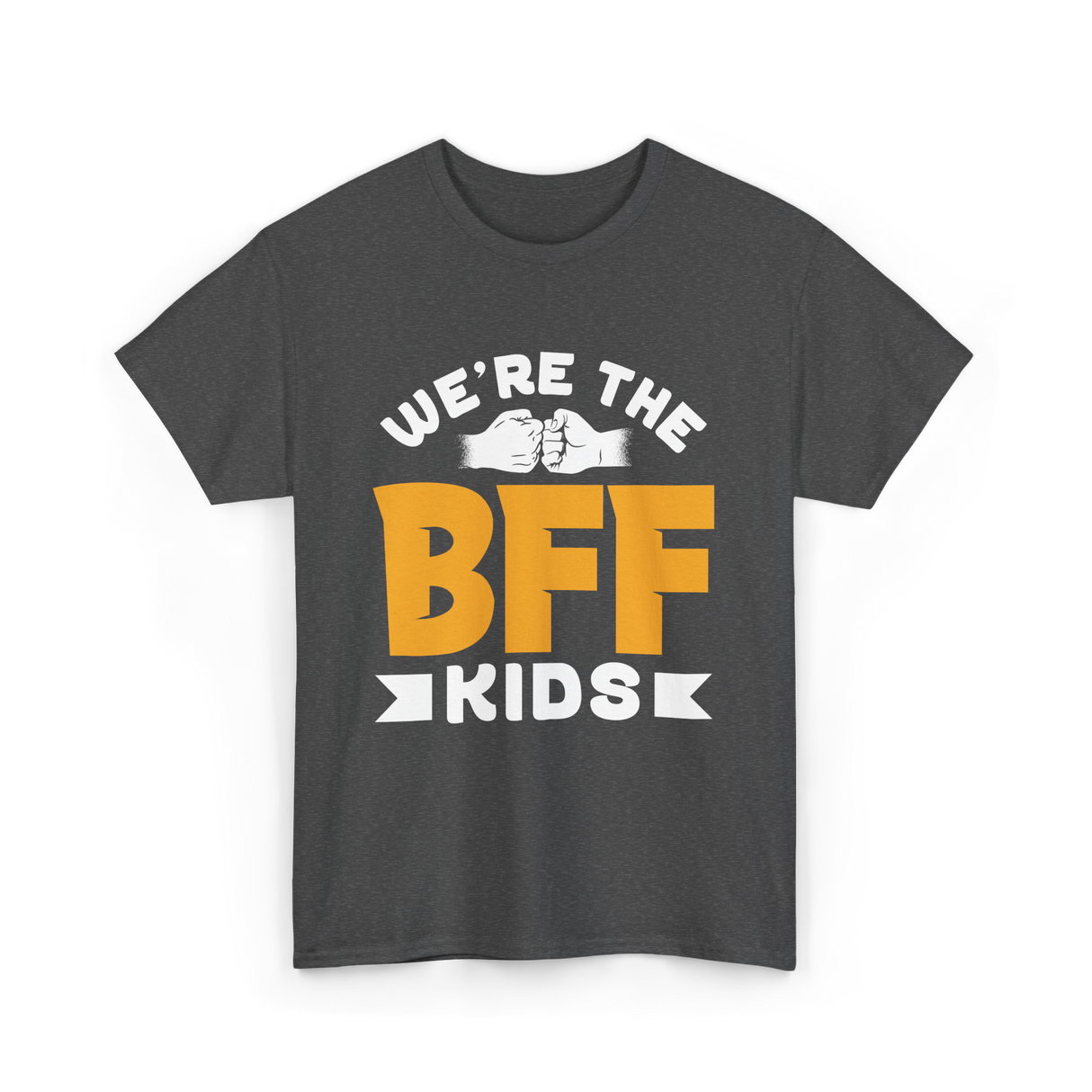 We're The BFF Kids Friendship T-Shirt - Dark Heather