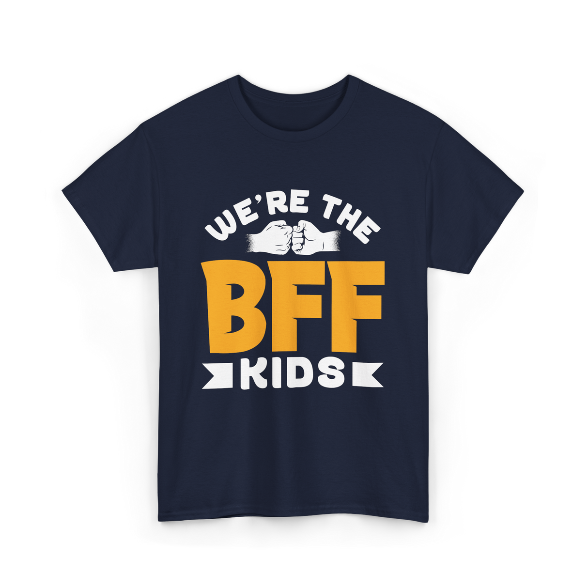 We're The BFF Kids Friendship T-Shirt - Navy