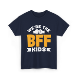 We're The BFF Kids Friendship T-Shirt - Navy