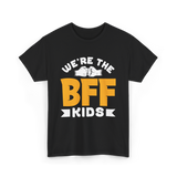 We're The BFF Kids Friendship T-Shirt - Black