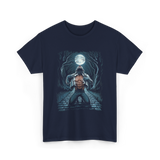 Werewolf Howling Moon Werewolf T-Shirt - Navy