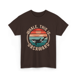 Whale This Is Orcaward Orca T-Shirt - Dark Chocolate