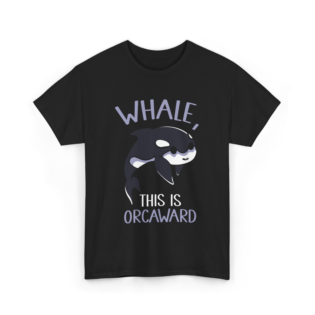 Whale This Is Orcaward Orcas T-Shirt - Black