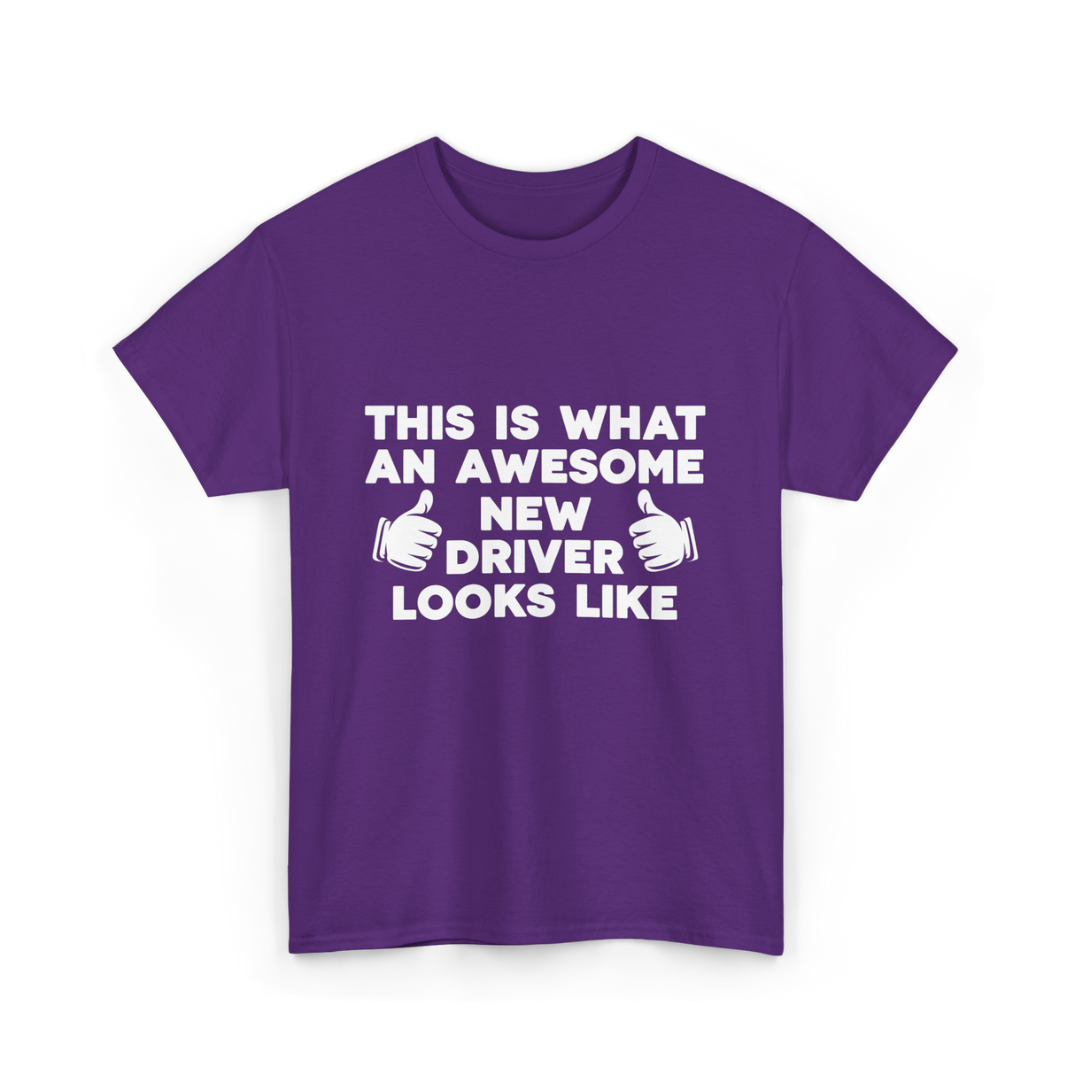 What An Awesome New Driver T-Shirt - Purple