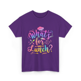 Whats for Lunch Cooking Chef T-Shirt - Purple