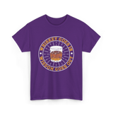 Whiskey Goes In Wisdom Goes Out Whiskey T-Shirt - Purple