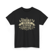 Whiskey Goes In Wisdom T-Shirt - Black