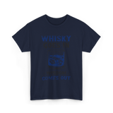 Whisky Comes Out Whisky T-Shirt - Navy