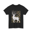 Whitetail Deer Hunting Camouflage T-Shirt - Black