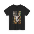 Whitetail Deer Hunting Camouflage T-Shirt - Black