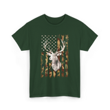 Whitetail Deer Hunting Camouflage T-Shirt - Forest Green