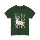 Whitetail Deer Hunting Camouflage T-Shirt - Forest Green