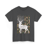 Whitetail Deer Hunting Camouflage T-Shirt - Dark Heather