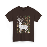 Whitetail Deer Hunting Camouflage T-Shirt - Dark Chocolate