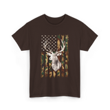 Whitetail Deer Hunting Camouflage T-Shirt - Dark Chocolate