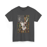 Whitetail Deer Hunting Camouflage T-Shirt - Dark Heather