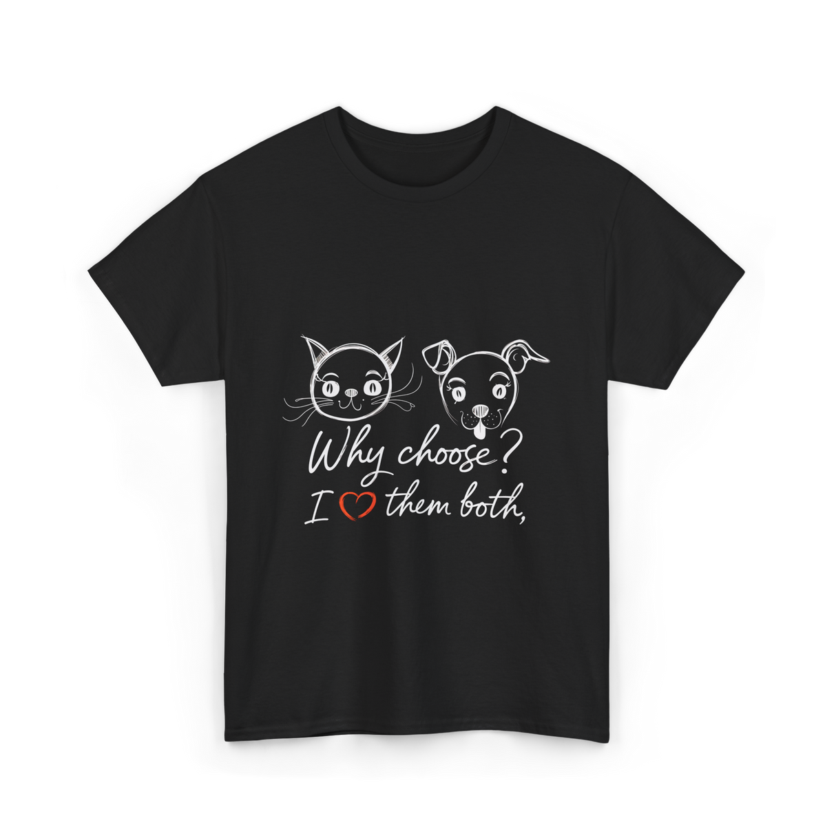 Why Choose I Love Pets T-Shirt - Black