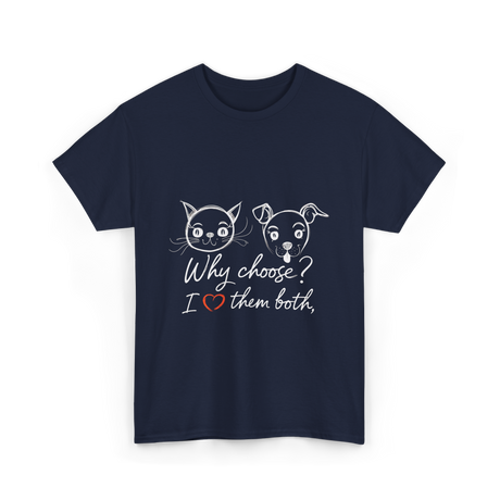 Why Choose I Love Pets T-Shirt - Navy