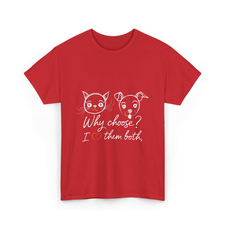 Why Choose I Love Pets T-Shirt - Red