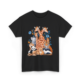 Wildlife Animals Safari T-Shirt - Black