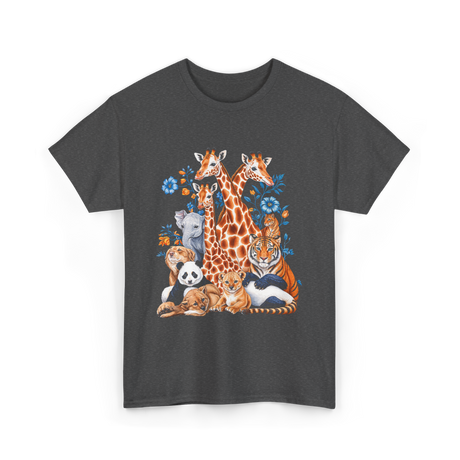 Wildlife Animals Safari T-Shirt - Dark Heather