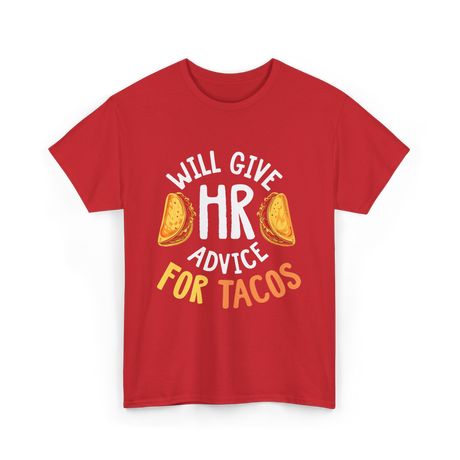 Will Give Tacos T-Shirt - Red