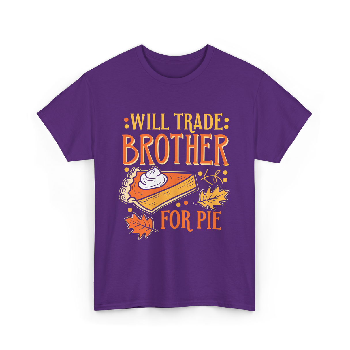 Will Trade Brother Pie T-Shirt - Purple