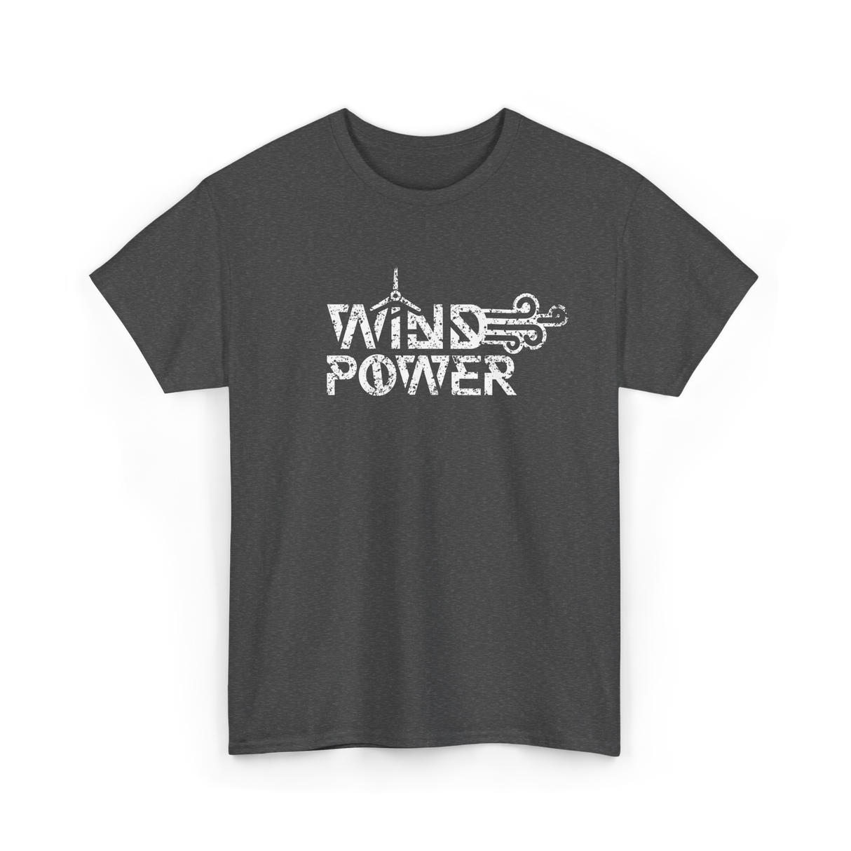 Wind Power Energy Renewables T-Shirt - Dark Heather