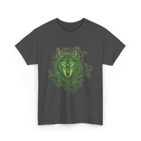 Wolf Wildlife Lover Predator T-Shirt - Dark Heather