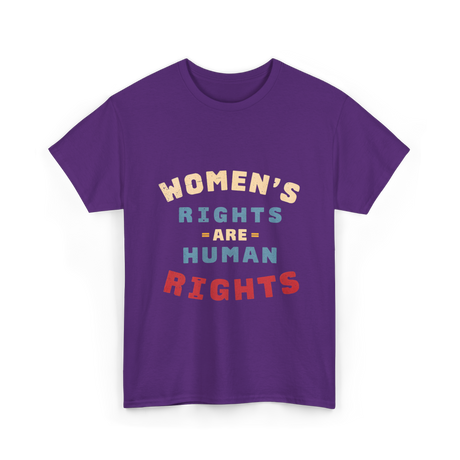 Womens Rights Human Rights Equality T-Shirt - Purple