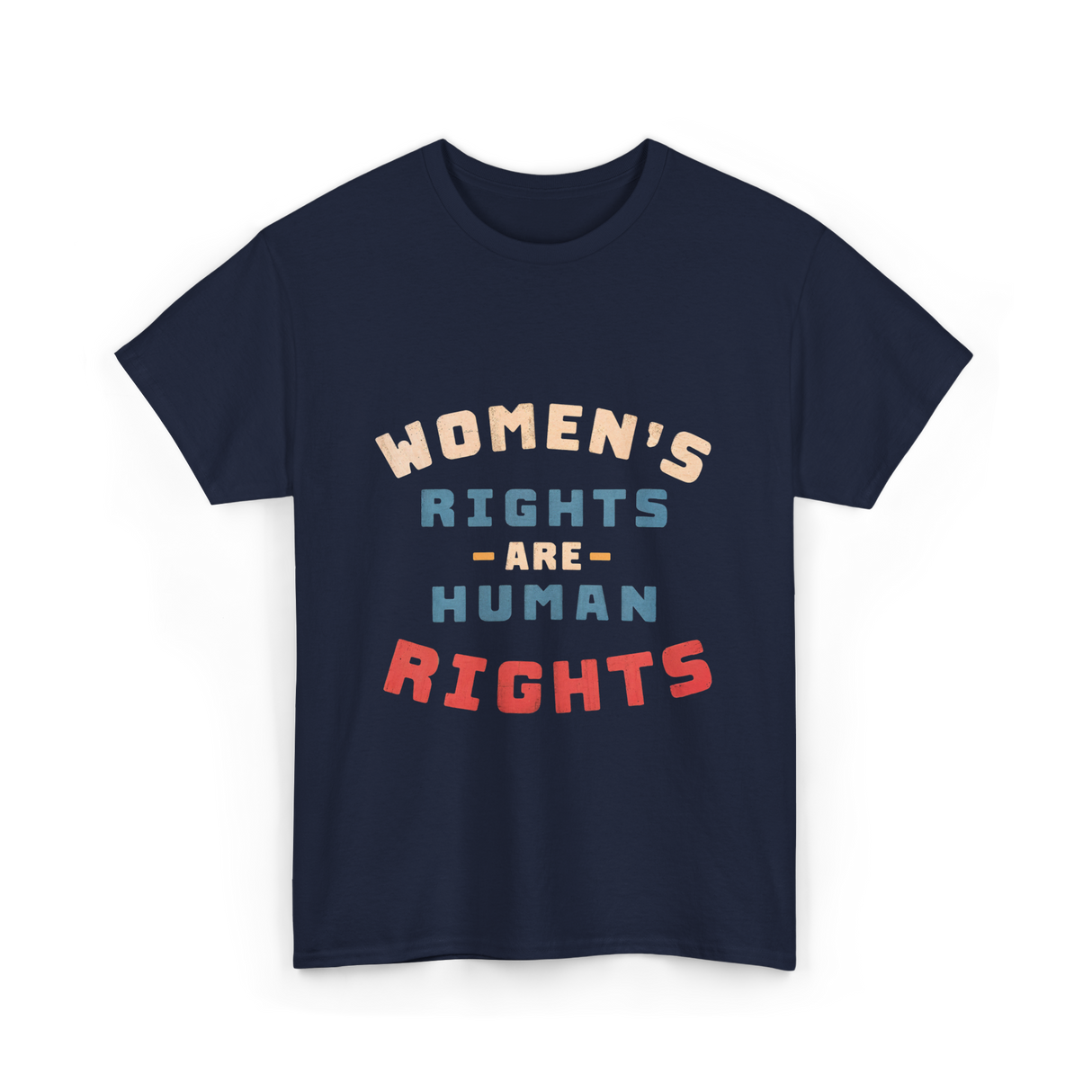 Womens Rights Human Rights Equality T-Shirt - Navy