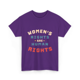 Womens Rights Human Rights Equality T-Shirt - Purple