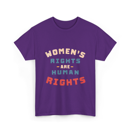 Womens Rights Human Rights Equality T-Shirt - Purple