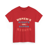 Womens Rights Human Rights Equality T-Shirt - Red