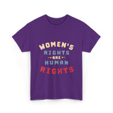 Women's Rights Human Rights Feminism T-Shirt - Purple