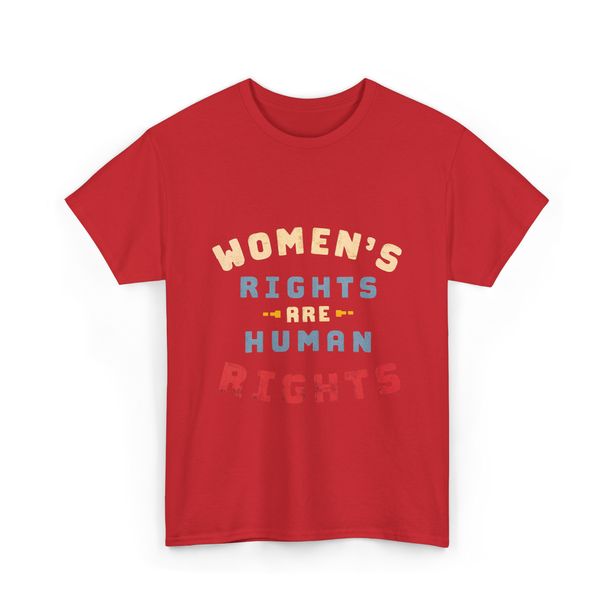 Women's Rights Human Rights Feminism T-Shirt - Red