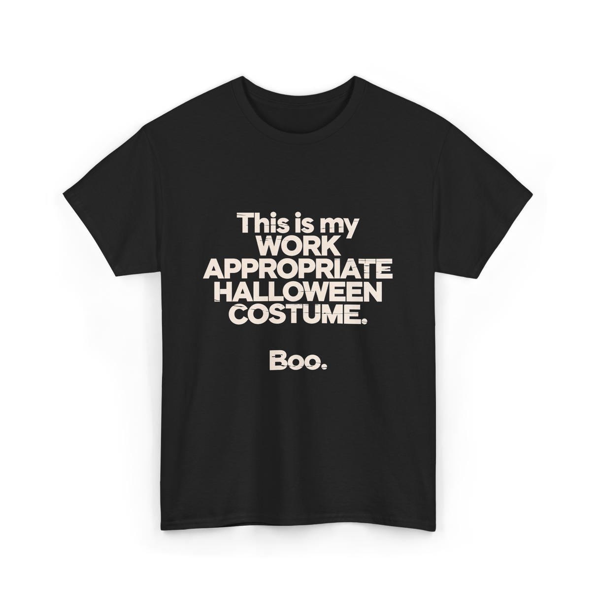 Work Appropriate Halloween Costume Halloween T-Shirt - Black