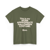 Work Appropriate Halloween Costume Halloween T-Shirt - Military Green