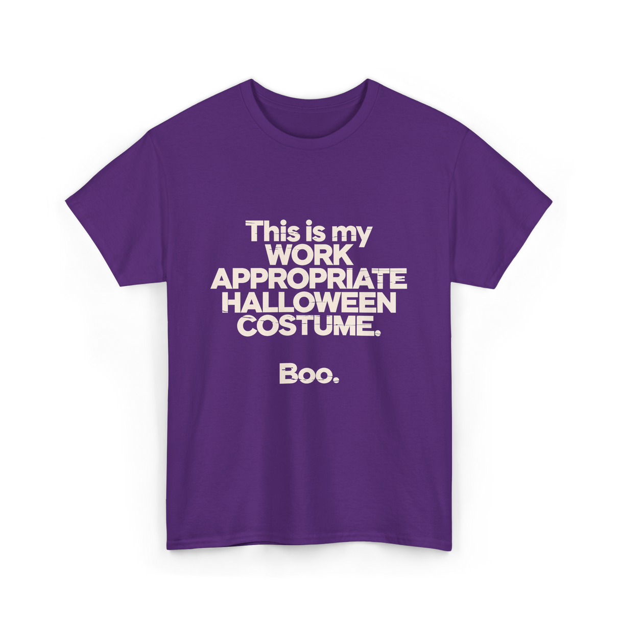 Work Appropriate Halloween Costume Halloween T-Shirt - Purple