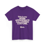 Work Appropriate Halloween Costume Halloween T-Shirt - Purple