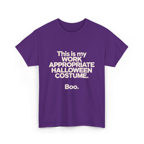 Work Appropriate Halloween Costume Halloween T-Shirt - Purple